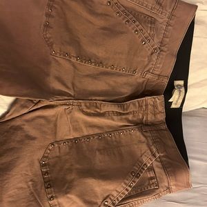 Democracy straight legged jeans. Roasted pecan color. Size 12.